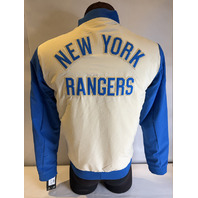 NHL MEN'S NEW YORK RANGERS AUTHENTIC PRO BOMBER JACKET SIZE M MEDIUM NWT