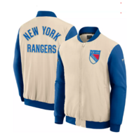 NHL MEN'S NEW YORK RANGERS AUTHENTIC PRO BOMBER JACKET SIZE M MEDIUM NWT
