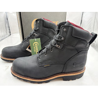 CHIPPEWA MEN'S SUPER DNA CHARCOAL 6" WATERPROOF STEEL LACE UP BOOT 59201 SZ 13E