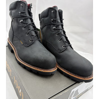 CHIPPEWA MEN'S SUPER DNA CHARCOAL 6" WATERPROOF STEEL LACE UP BOOT 59201 SZ 13E