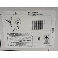 DELTA TETRA 17 SERIES TUB & SHOWER TRIM T17489-PR SHOWER HEAD LUMICOAT CHROME