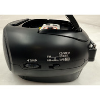 AMAZUP V60098BT PORTABLE CD PLAYER WIRELESS 5.1 MP3 CD CASSETTE REC. RADIO BLACK