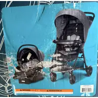 SAFETY 1ST TR378EELG 3362-9246 SMOOTH RIDE TRAVEL SYSTEM W/ ONBOARD FLX CAR SEAT