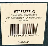 SAFETY 1ST TR378EELG 3362-9246 SMOOTH RIDE TRAVEL SYSTEM W/ ONBOARD FLX CAR SEAT