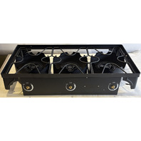 PROPANE STOVE PORTABLE BLACK CAMPING STOVE FOUR LEG GRILL