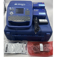 BRADY M710 LABEL PRINTING SET 18V BLUE WITH POWER ADAPTERS AND LABELS