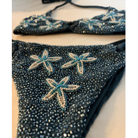 OCEANS MIAS MARINA BIKINI TOP AND BOTTOM COLOR NAVY SZ X SMALL XS NEW