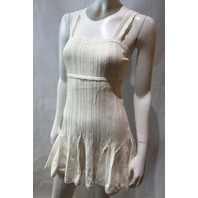 LOVE SHACK FANCY	TABATHA POINTELLE MINI DRESS IN IVORY K2151-3143 SZ XXS