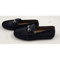 ALLEN EDMONDS SEBASTIAN MENS BIT DRIVING LOAFER SZ 11.5 3E NAVY SUEDE