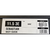 ALLEN EDMONDS SEBASTIAN MENS BIT DRIVING LOAFER SZ 11.5 3E NAVY SUEDE