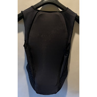 RACESAFE MOTIONLITE SIZE US 10-12 LONG ADULT BLACK BACK PROTECTION VEST MLA2LONG