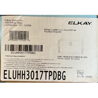 ELKAY ELUHH3017TPDBG LUSTERTONE ICONIX WITH PERFECT DRAIN SILVER
