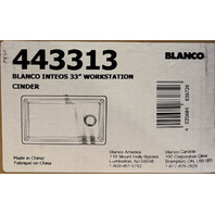 BLANCO 443313 INTEOS 33" WORKSTATION CINDER UNDERMOUNT SINGLE