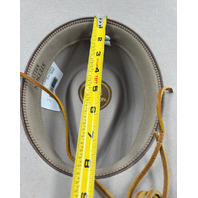 STETSON MENS KELLY OWKELY DISTRESSED WOOL COWBOY HAT LARGE L 61 SILVER BELLY