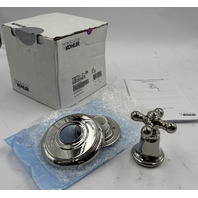 KOHLER ARTIFACTS VOLUME CONTROL TRIM/CROSS SHOWER T72771-3-SN VIB POLISHED NICKEL