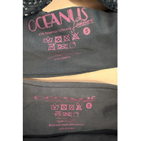 OCEANS MIAS MARINA BIKINI TOP AND BOTTOM COLOR NAVY SZ SMALL S NEW
