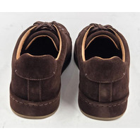 ALLEN EDMONDS BARNES MENS LACE-UP SUEDE DRESS SNEAKERS SZ 13 D BROWN SUEDE