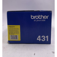 BROTHER 431 GENUINE TN431Y YELLOW COLOR TONER CARTRIDGE
