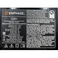 ENPHASE IQ8+ IQ8PLUS-72-M-US 885-01374 GRID SUPPORT UTILITY INTERACTIVE INVERTER