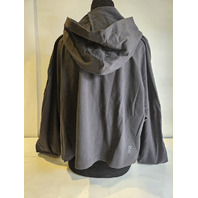 ON RUNNING 1WE30100553 STUDIO HOODIE PULLOVER BLACK WOMEN'S SWEATSHIRT XXL