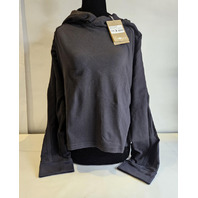 ON RUNNING 1WE30100553 STUDIO HOODIE PULLOVER BLACK WOMEN'S SWEATSHIRT XXL