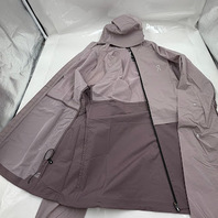 ON WOMEN'S CORE JACKET SIZE S SMALL 1WE10414509 COLOR HERON GOBI