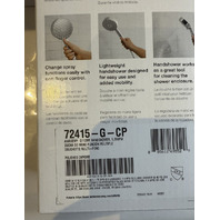 KOHLER AWAKEN HYDRORAIL S SET 1.75GPM 76471-G-CP SINGLE FUNCTION SHOWER HEAD