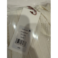 LOVE SHACK FANCY TABATHA POINTELLE MINI DRESS IN IVORY K2151-3143 SZ M MEDIUM