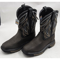 ARIAT WORK BIG RIG BOA WATERPROOF SOFT TOE WORK BOOT IRON COFFEE/BLACK SZ 10 EE