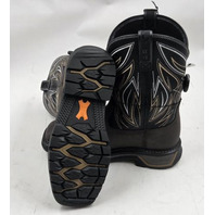 ARIAT WORK BIG RIG BOA WATERPROOF SOFT TOE WORK BOOT IRON COFFEE/BLACK SZ 10 EE