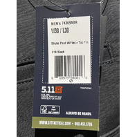 5.11 STRYKE PANT 74369ABR MENS TACTICAL CARGO PANTS BLACK W30XL30 W FLEX-TAC NWT