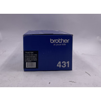 BROTHER 431 GENUINE TN431BK BLACK COLOR TONER CARTRIDGE