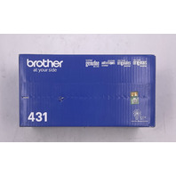 BROTHER 431 GENUINE TN431BK BLACK COLOR TONER CARTRIDGE