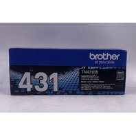 BROTHER 431 GENUINE TN431BK BLACK COLOR TONER CARTRIDGE