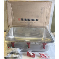 KINDRED QSLA2225-8-1 KITCHEN UTILITY SINK UNDERMOUNT STAINLESS STEEL