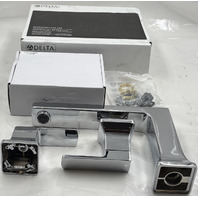 DELTA T2737 VELUM ROMAN TUB TRIM 3 HOLE SILVER MOUNTED SPOUT