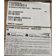 EPSON ECOTANK ET-4850 C611B MULTIFUNCTION PRINTER WHITE INKJET