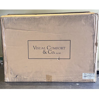 VISUAL COMFORT & CO. S 2192AI-CG HALLE LARGE WALL LANTERN AGED IRON CLEAR GLASS