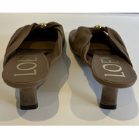 LOEWE PEBBLE SOFT MULE IN NAPPA LAMBSKIN SIZE 10 EURO 40 P/N L815379X95