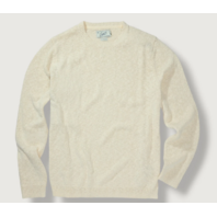 GRAYERS CLOTHIERS S 045226CRM NEWPORT COTTON SLUB CREW SWEATER SIZE LARGE L
