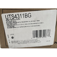 MOEN M-CORE 3-SERIES UTS4311BG SHOWER TRIM KIT WITH TRANSFER VALVE BRUSHED GOLD