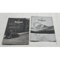 TRICKER'S STOW COUNTRY BOOT BLACK LLAMA LEATHER UK 10 US 11 EU 44