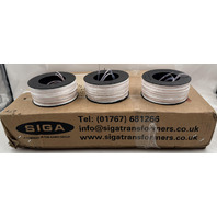 LOT OF 3 SIGA 5002781-00 TRANSFORMER ROLLS OF CABLE