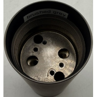 PRADO ACROBAT MINI LONG BRUSHED GREY ALU EMPTY CYLINDER LIGHT FIXTURE HOUSING