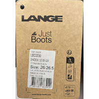 LANGE LBO2050 SHADOW 120 MV GW TITANIUM BLACK SIZE 26/26.5 SKI BOOTS