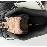 SALOMON XT-PATHWAY 2 SATIN 477950 BLACK/ MAHOGANY ROSE SZ 7.5 QUICKLACE 39 1/3