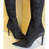 MICHAEL KORS ELLE RUNWAY STRETCH SUEDE OVER-THE-KNEE BOOTS BLACK 46F2ERHB2B IT40