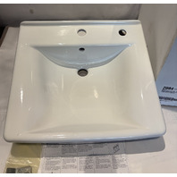 KOHLER SOHO WALL MOUNT BATHROOM SINK 18" COLOR WHITE ADA 2084-R-0
