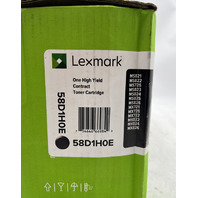 LEXMARK 58D1H0E HIGH YIELD CONTRACT TONER CARTRIDGE BLACK