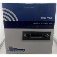 CUSTOM AUTOSOUND USA 740 CAM-CHTKL-740 1967-1972 CHEVY PICKUP TRUCK RADIO